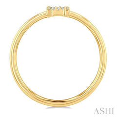 ASHI Block 'H' Initial Diamond Ring 365D9PPTSYG-H