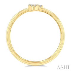 ASHI Block 'J' Initial Diamond Ring 365D9PPTSYG-J