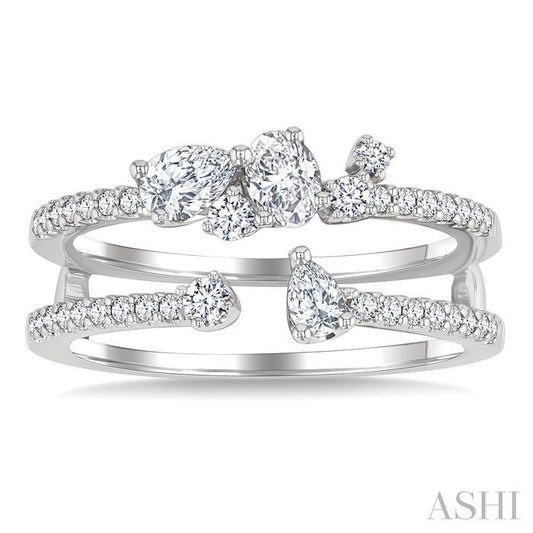 ASHI Mixed Shape Diamond Fashion Ring 365Y2PPFGWG