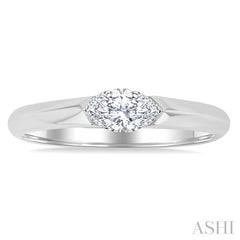 ASHI Marquise Shape East-West Diamond Ring 366F5PPFGWG-MQ