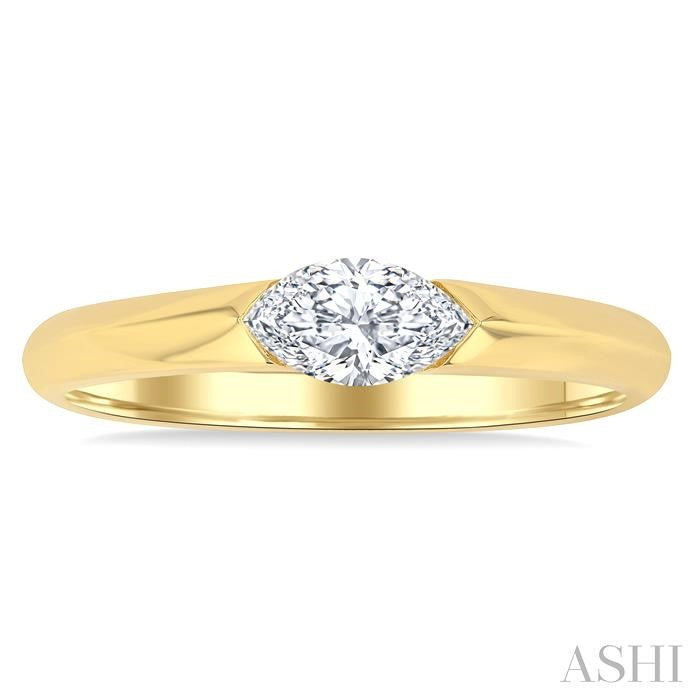 ASHI Marquise Shape East-West Diamond Ring 366F5PPFGYG-MQ