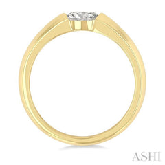 ASHI Oval Shape East-West Diamond Ring 366F5PPFGYG-OV