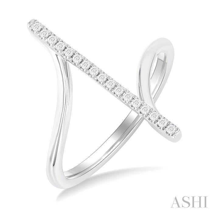 ASHI Diamond Fashion Open Ring 366G8PPTSWG