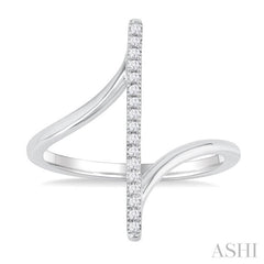 ASHI Diamond Fashion Open Ring 366G8PPTSWG