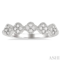 ASHI Clover Cluster Diamond Ring 366H6PPFGWG