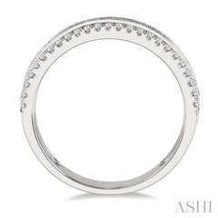 ASHI Double Row Baguette Diamond Fashion Band 367C4PPFHWG