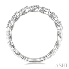 ASHI Cuban Diamond Fashion Band 367F3PPFGWG