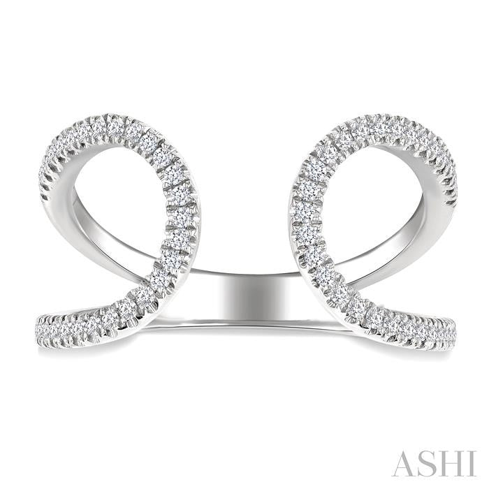 ASHI Diamond Fashion Open Ring 367G6PPTSWG
