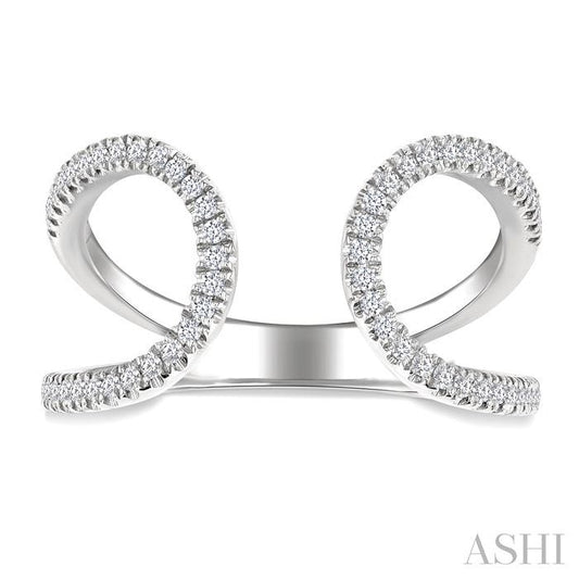 ASHI Diamond Fashion Open Ring 367G6PPTSWG