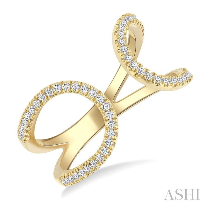 ASHI Diamond Fashion Open Ring 367G6PPTSYG