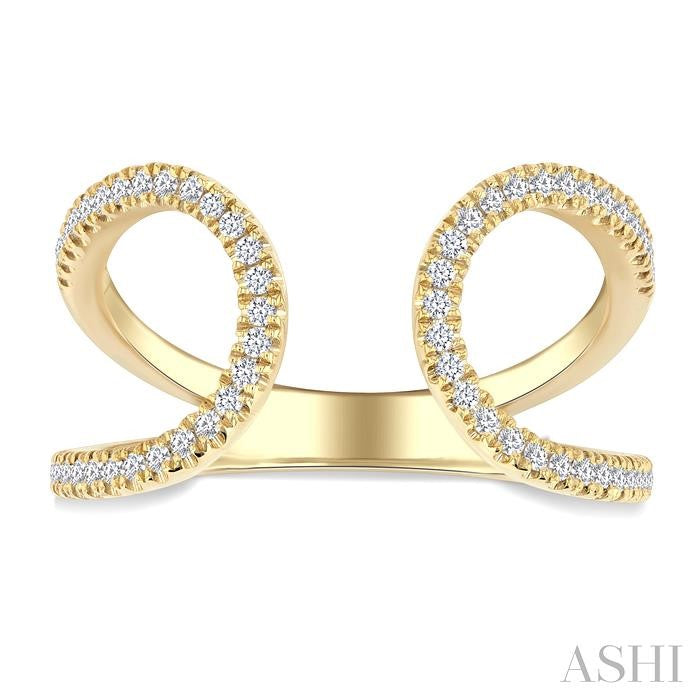 ASHI Diamond Fashion Open Ring 367G6PPTSYG