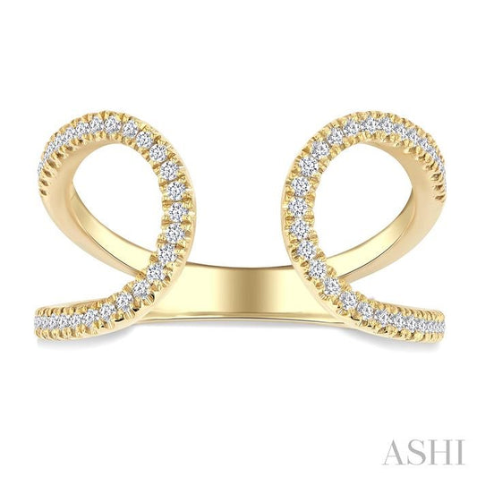 ASHI Diamond Fashion Open Ring 367G6PPTSYG