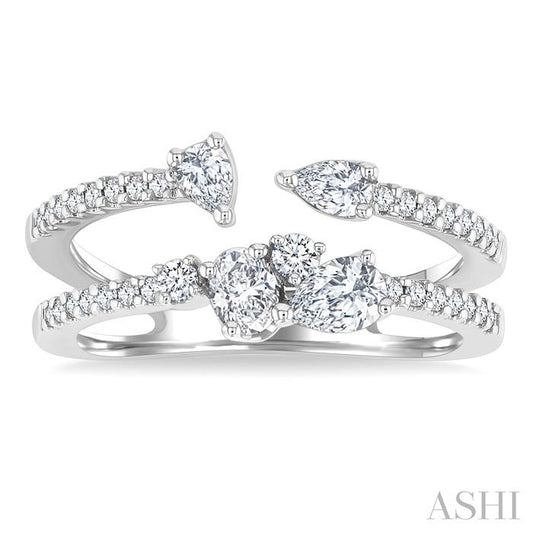 ASHI Mixed Shape Diamond Fashion Ring 367K2PPFGWG