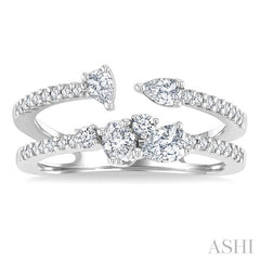 ASHI Mixed Shape Diamond Fashion Ring 367K2PPFGWG