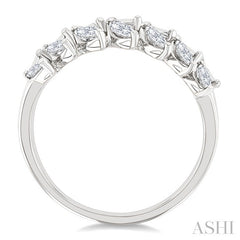 ASHI 2 Row Mixed Shape Diamond Fashion Ring 367L2PPFGWG