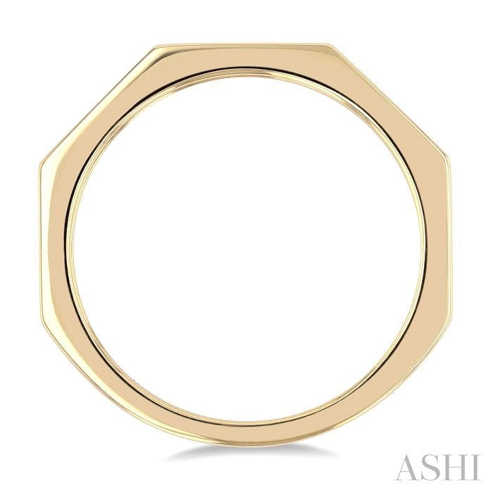 ASHI Marquise Shape Diamond Signet Ring 367V9PPFGYG