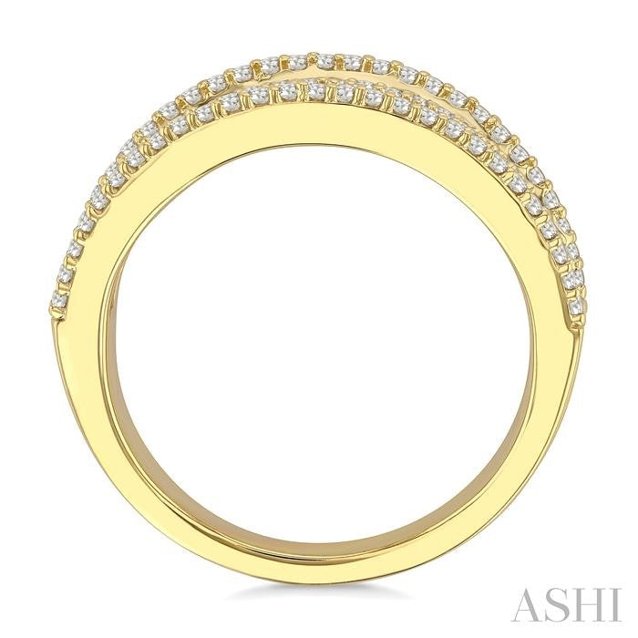 ASHI Bold Baguette Diamond Fashion Band 367W0PPFGYG-1.50