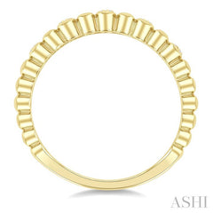 ASHI Ribbed Diamond Fashion Band 367X8PPTGYG