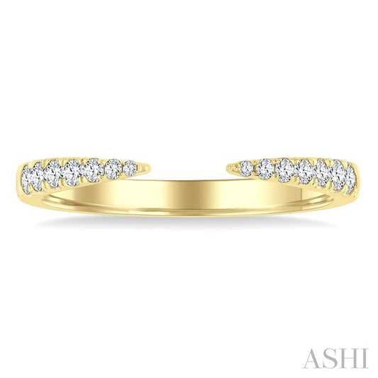 ASHI Stackable Claw Diamond Fashion Open Ring 368G7PPTGYG