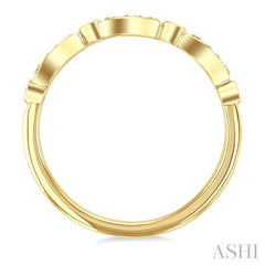 ASHI Wave Diamond Stackable Band 368W8PPTSYG