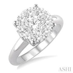 ASHI Round Shape Lovebright Essential Diamond Ring 36900PPFVWG-1.50