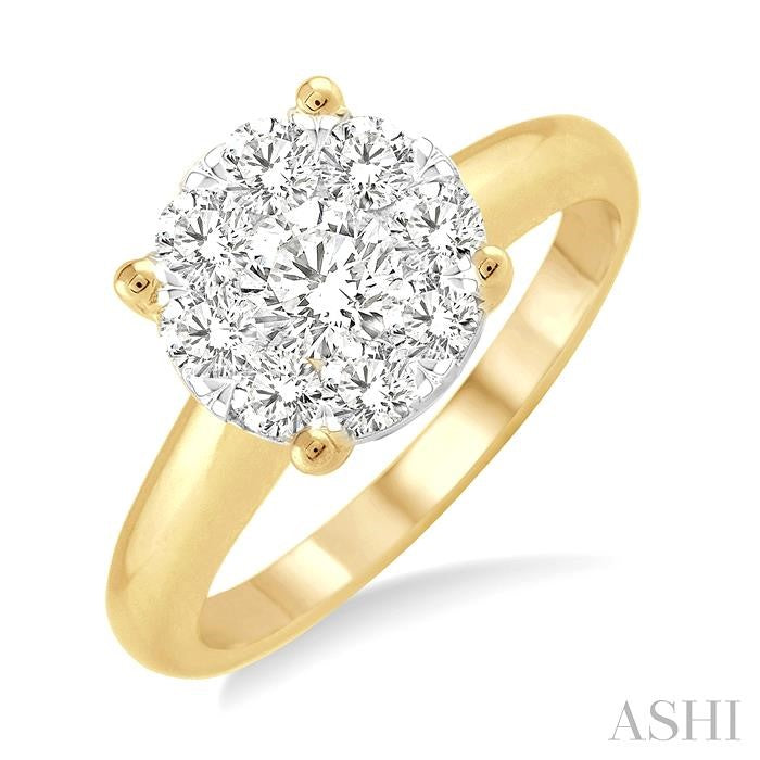 ASHI Round Shape Lovebright Essential Diamond Ring 36901PPFVYW
