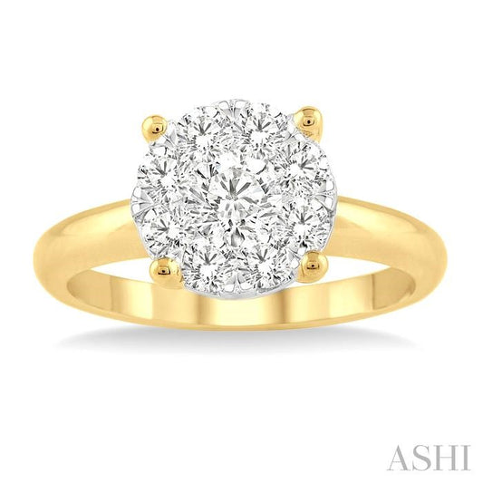 ASHI Round Shape Lovebright Essential Diamond Ring 36901PPFVYW