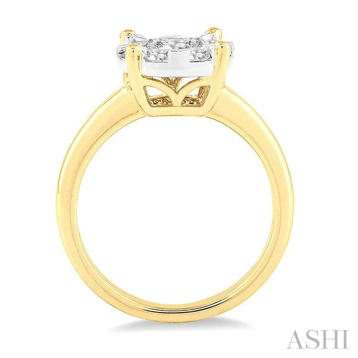 ASHI Round Shape Lovebright Essential Diamond Ring 36901PPFVYW