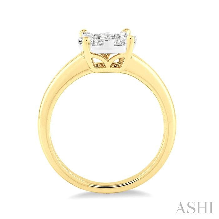 ASHI Round Shape Lovebright Essential Diamond Ring 36908PPFHYW