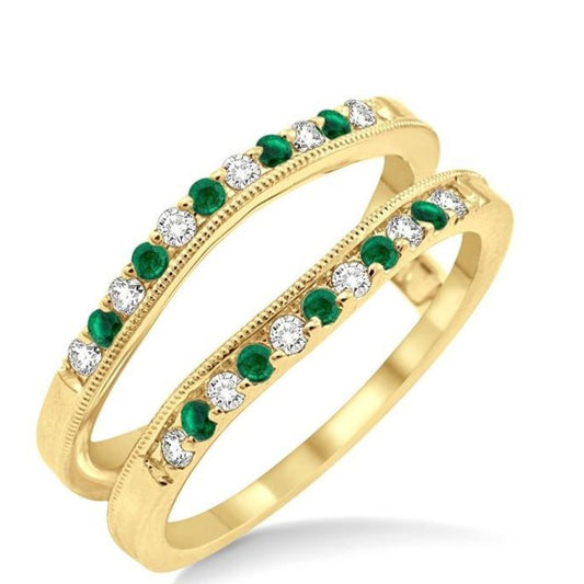 Parkplace Jewelers Gemstone & Diamond Insert Ring 29778PPFHEMYG