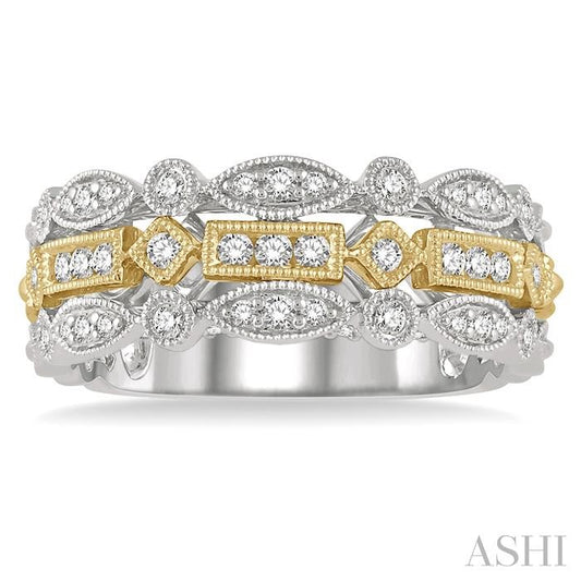 ASHI Diamond Wedding Band 369B4PPFHWY