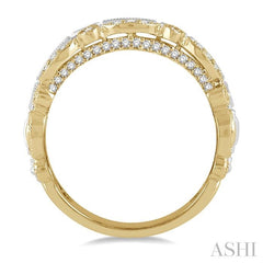 ASHI Diamond Wedding Band 369B4PPFHYW