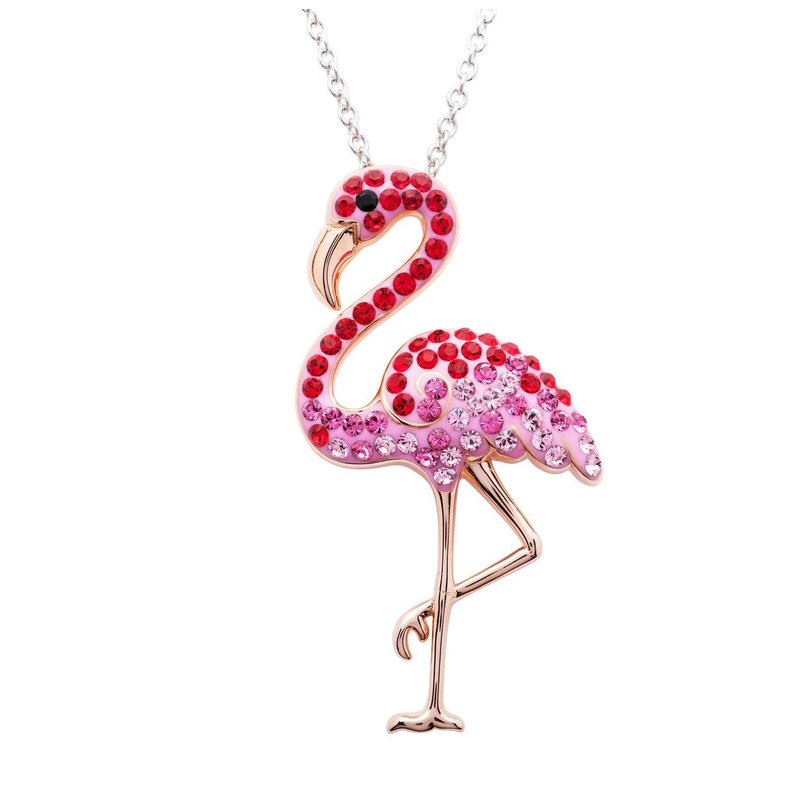 Ocean City Collection Swarovski Crystal Flamingo