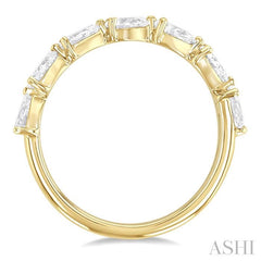 ASHI Pear Shape East-West Diamond Fashion Band 370E1PPFGYG-PR
