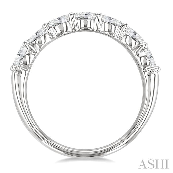 ASHI Oval Shape East-West Diamond Fashion Band 370E1PPFHWG-OV