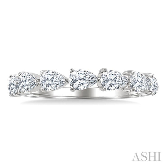 ASHI Pear Shape East-West Diamond Fashion Band 370E1PPFHWG-PR