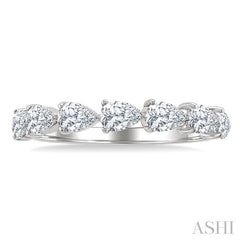 ASHI Pear Shape East-West Diamond Fashion Band 370E1PPFHWG-PR
