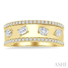 ASHI Bold Mixed Shape Diamond Fashion Band 370F3PPFGYG