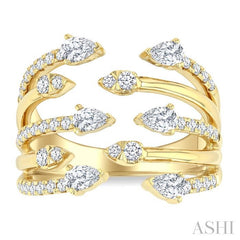 ASHI Diamond Fashion Open Ring 370J1PPFGYG