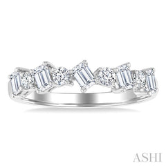 ASHI Emerald Shape Diamond Fashion Band 370K2PPFGWG