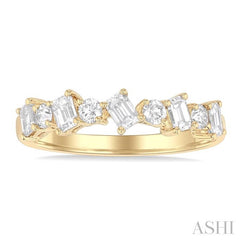 ASHI Emerald Shape Diamond Fashion Band 370K2PPFGYG