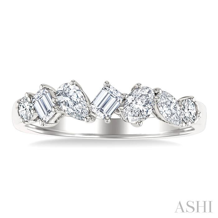 ASHI Mixed Shape Diamond Fashion Band 370L2PPFGWG