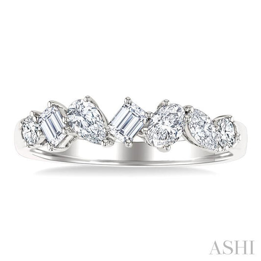 ASHI Mixed Shape Diamond Fashion Band 370L2PPFGWG