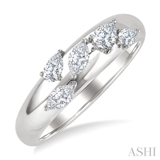ASHI Mixed Shape Diamond Fashion Band 370V3PPFGWG