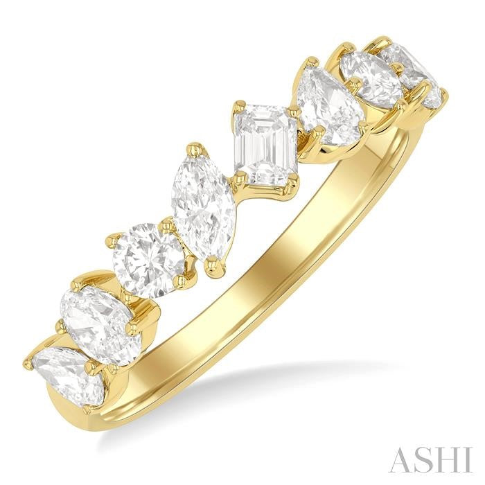 ASHI Mixed Shape Diamond Fashion Band 371E0PPFGYG-1.10