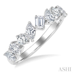 ASHI Mixed Shape Diamond Fashion Band 371E0PPFHWG-1.10