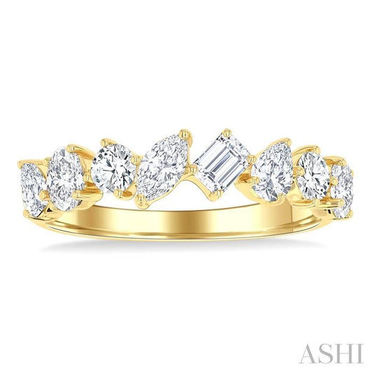 ASHI Mixed Shape Diamond Fashion Band 371E0PPFHYG-1.10