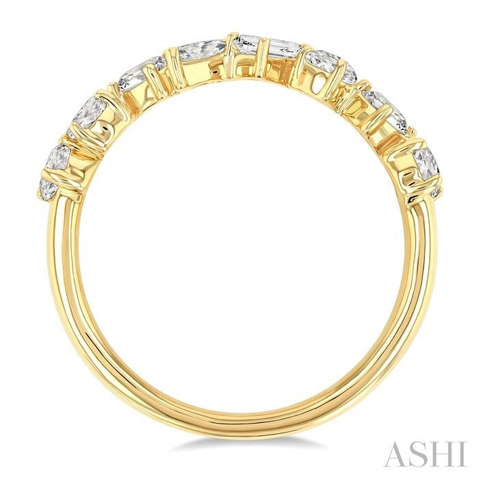 ASHI Mixed Shape Diamond Fashion Band 371E0PPFHYG-1.10
