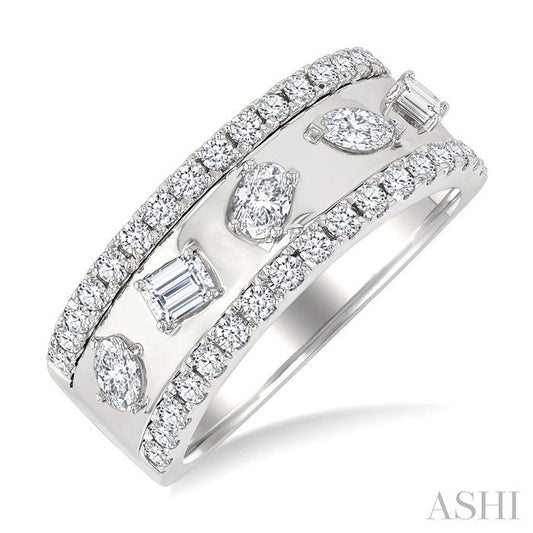 ASHI Bold Mixed Shape Diamond Fashion Band 371F2PPFGWG