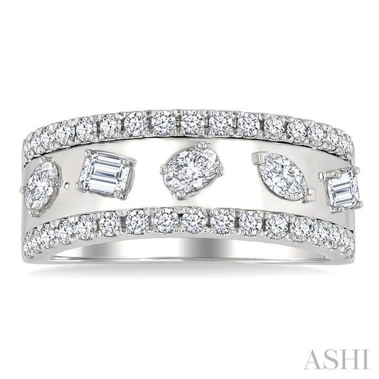 ASHI Bold Mixed Shape Diamond Fashion Band 371F2PPFGWG
